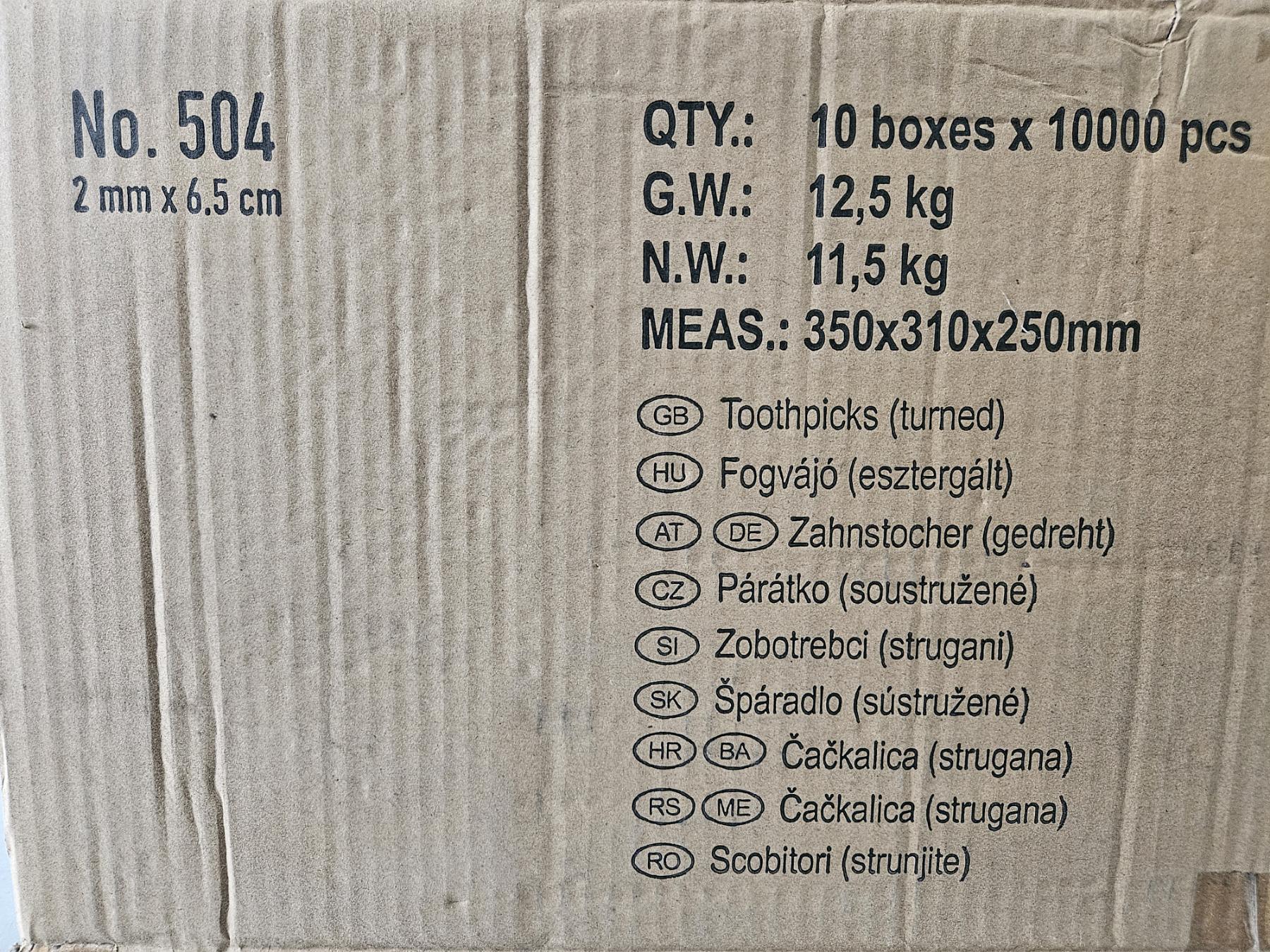 Bragio Plastics - Čačkalice rinfuz