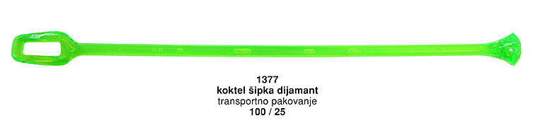 Bragio Plastics - Koktel šipka dijamant