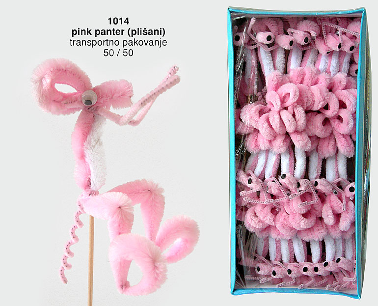 Bragio Plastics - Pink panter plišani
