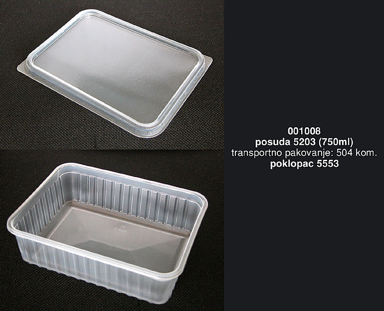 Bragio Plastics - Posuda 5203 (750ml)