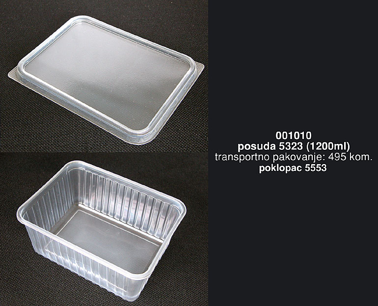 Bragio Plastics - Posuda 5323 (1200ml)